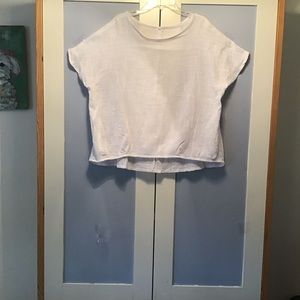 Cute White Boxy Top